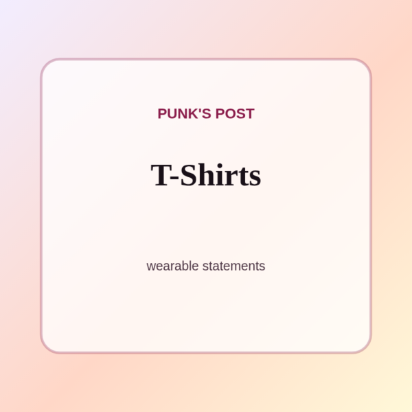 punks-post-tshirts-tile Punk Graphic Tee