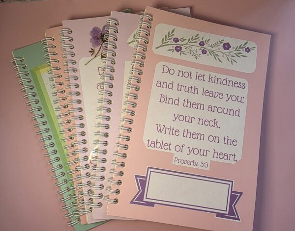 small decorated spiral notebooks1 Decorated Small Spiral Notebook