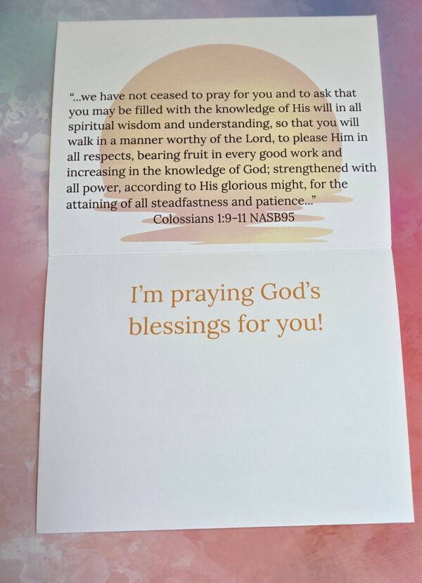 sunrise birthday 1 inside of card