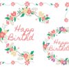Floral Wreath Birthday Card