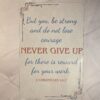 Never Give Up
