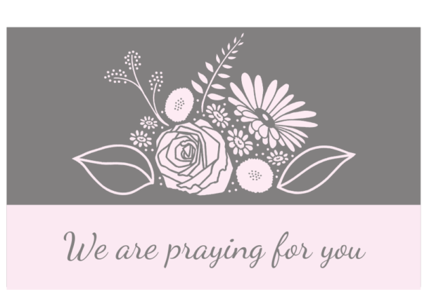 front-sympathy-praying-foryou front of We Are Praying For You sympathy card